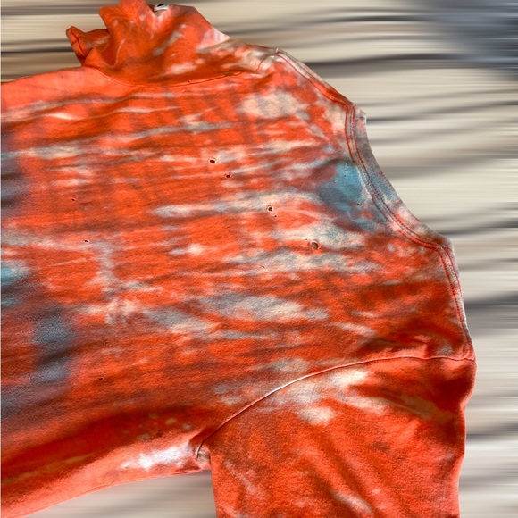 dyed handmade rave streetwear shirt orange sherbet tie dye tees x timmy woz - Picture 13 of 16